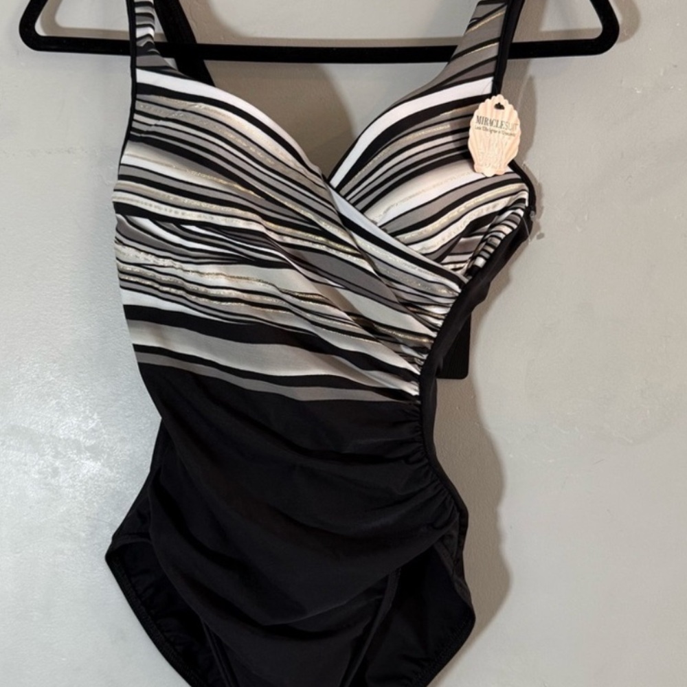 Miraclesuit
Shimmer Sands Its A Wrap One-Piece Swimsuit - Picture 13 of 13